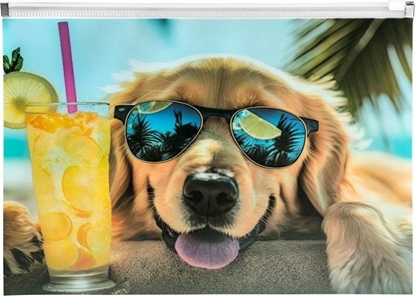 Attēls no Koperta A4 PP z nadrukiem zip Chillout Dog