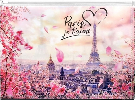 Picture of Koperta A4 PP z nadrukiem zip Take Me To Paris
