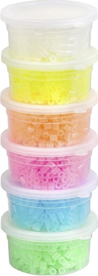 Picture of Koraliki do zaprasowywania fluo 6 kolorów