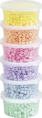 Picture of Koraliki do zaprasowywania pastelowe 6 kolorów