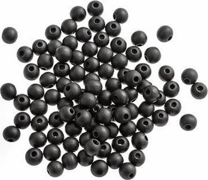 Picture of Koraliki drewniane 10mm 100szt matowa czer
