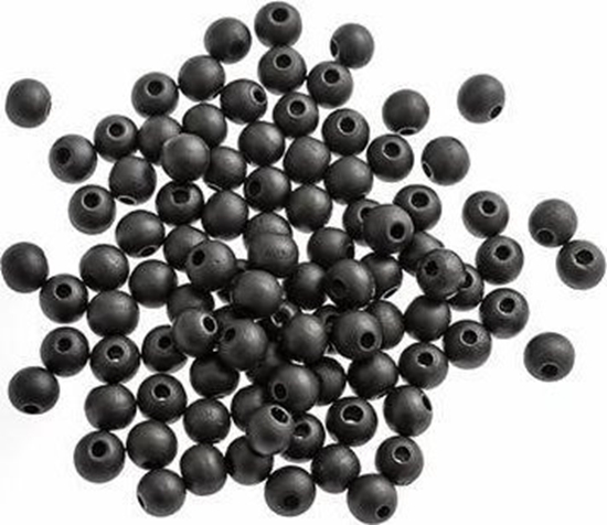 Picture of Koraliki drewniane 10mm 100szt matowa czer