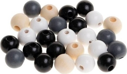 Attēls no Koraliki drewniane do nawlekania 16mm 25szt