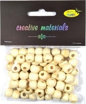 Picture of Koraliki drewniane kremowe 10mm 25g