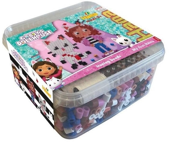 Picture of Koraliki i tablica w pudeku Koci Domek Gabi 900el