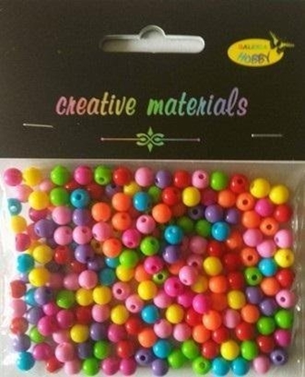 Picture of Koraliki okrge kolorowe 6mm ok 22g