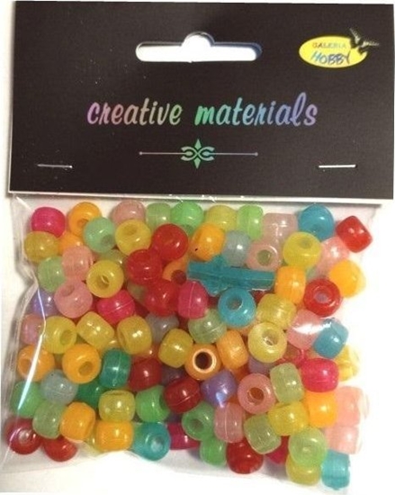 Picture of Koraliki wiecce w ciemnoci 6mm 39g 150szt MIX