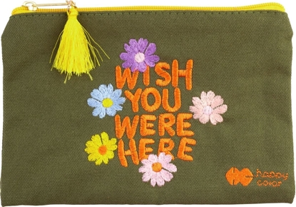 Picture of Kosmetyczka z haftem BLOOM-Boho 21x14cm