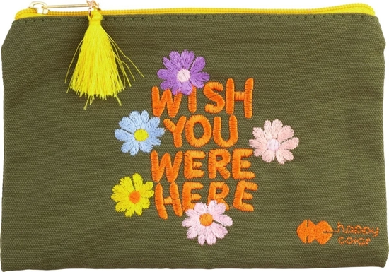 Picture of Kosmetyczka z haftem BLOOM-Boho 21x14cm