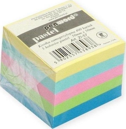 Picture of Kostka biurowa pastel 50x50mm 400K