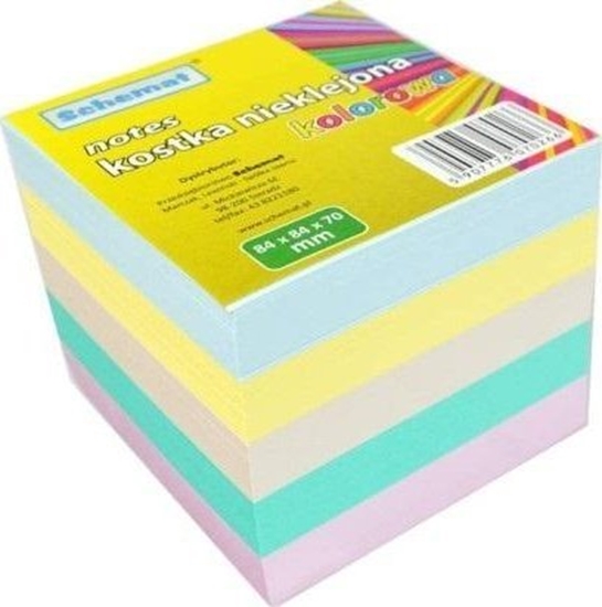 Изображение Kostka kolorowa 84x84x70mm nieklejona