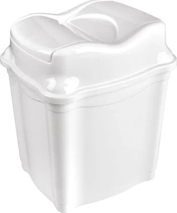 Attēls no Kosz na mieci plastikowy biay 28 l