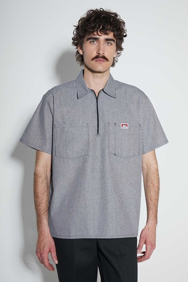 Picture of Koszula Ben Davis Stripe 12 ZIP Black Stripe