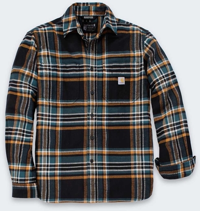 Attēls no Koszula Flanelowa Carhartt Midweight Pleid BLACK