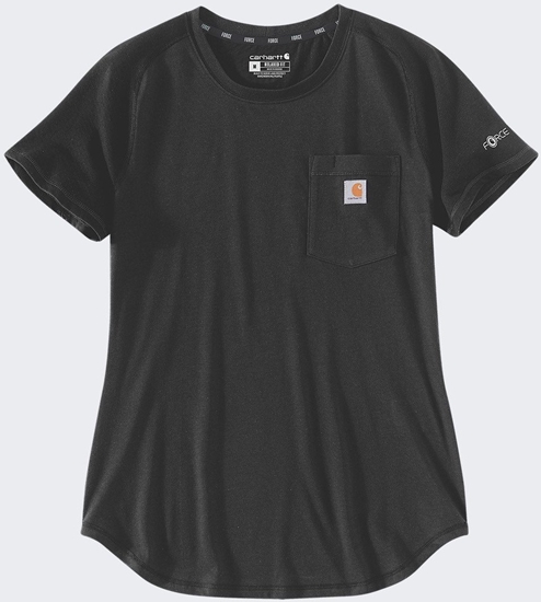 Picture of Koszulka Carhartt Force Mid Logo Black