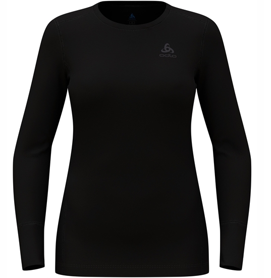 Picture of Koszulka damska Odlo BL TOP crew neck l/s MERINO 260 roz. M Czarna