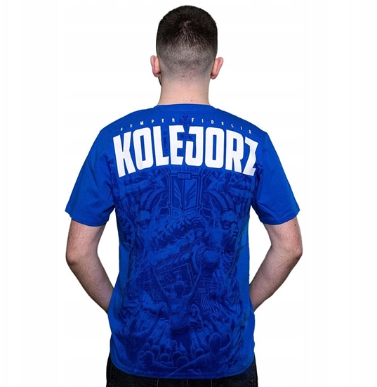 Picture of Koszulka Kolejorz Semper Fidelis Niebieska L