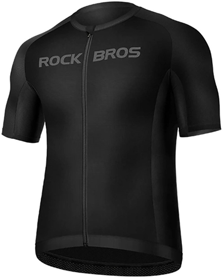 Picture of Koszulka rowerowa rozpinana z krótkim rkawem XXXL - czarna