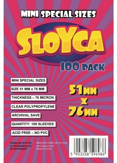 Picture of Koszulki Mini Special 51x76mm (100szt) SLOYCA