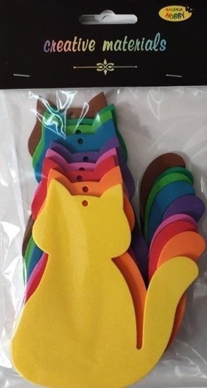 Изображение Koty z pianki 9x11cm 9szt