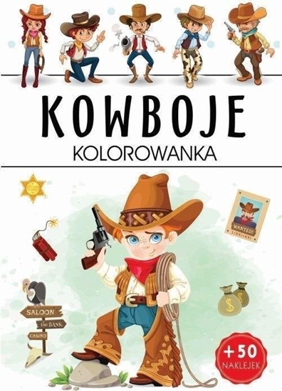 Изображение Kowboje kolorowanka
