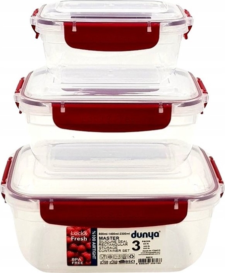 Picture of Kpl. Pojemników prostoktnych MASTER 3 cz.