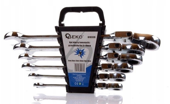 Picture of Kpl.kluczy amanych z grzechotk 8-19mm 6szt(20)