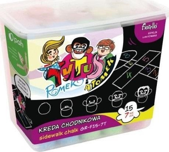 Picture of Kreda chodnikowa neon Tytus 15szt FIORELLO