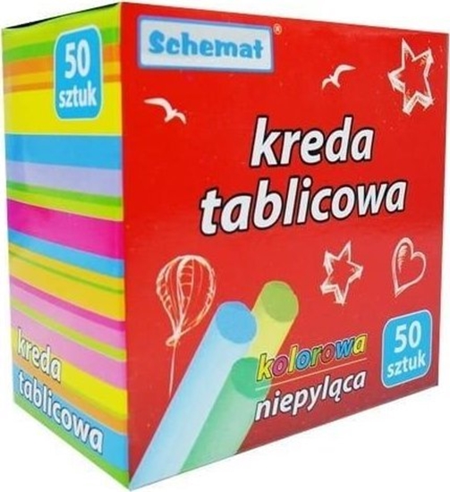 Изображение Kreda tablicowa 50szt kolor