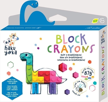 Attēls no Kredki klocki - Brachiozaur