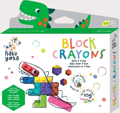 Attēls no Kredki klocki - T-Rex