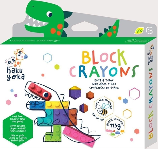 Picture of Kredki klocki - T-Rex