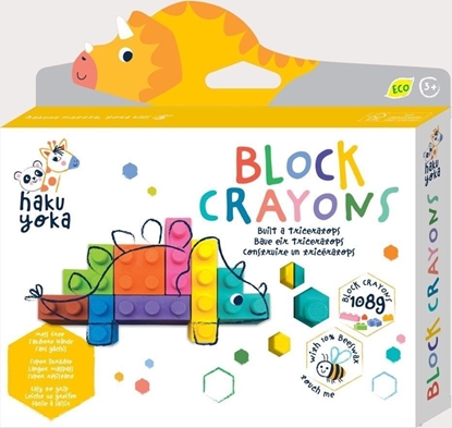 Attēls no Kredki klocki - Triceratops