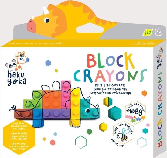 Picture of Kredki klocki - Triceratops