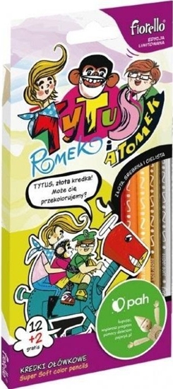 Picture of Kredki oówkowe Tytus 14 kolorów FIORELLO