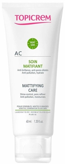 Изображение Krem do Twarzy Topicrem Ac el Matujcy 40 ml