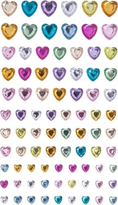 Изображение Krysztay samoprzylepne serduszka 84szt MIX