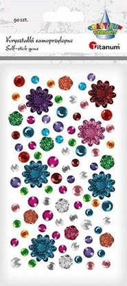 Изображение Krysztaki samoprzylepne 90szt mix