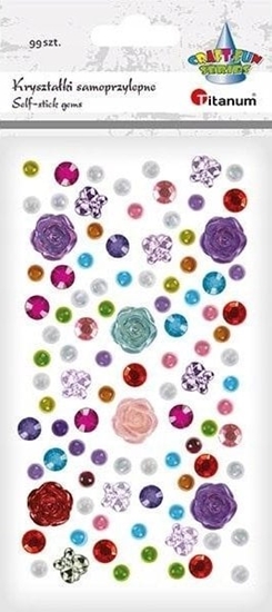 Изображение Krysztaki samoprzylepne 99szt mix