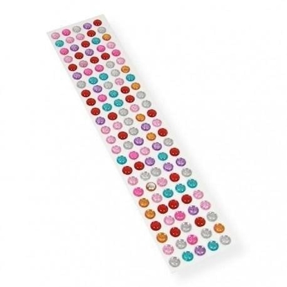 Attēls no Krysztaki samoprzylepne kolorowe 10mm