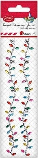 Picture of Krysztaki samoprzylepne kolorowe lampki 2szt