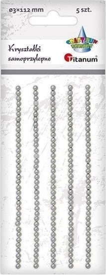 Изображение Krysztaki samoprzylepne pereki biae 35szt