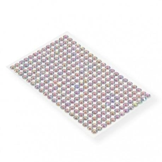 Picture of Krysztaki samoprzylepne srebrne 6mm