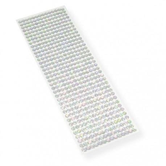 Picture of Krysztaki samoprzylepne srebrne 6mm