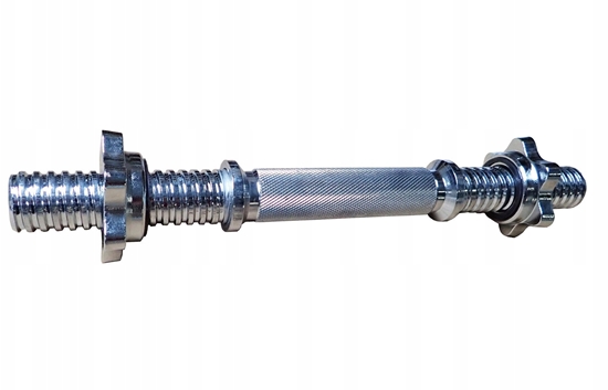 Picture of Krótki Gryf rubowy Prosty do wicze KUBISPORT Zaciski 30 mm