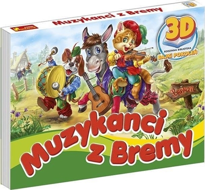 Picture of Ksiaeczka 3D Bajki Pokole: Muzykanci z bremy