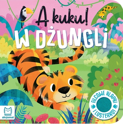 Изображение Ksieczka A kuku! W dungli. Filcowe klapki i lusterko