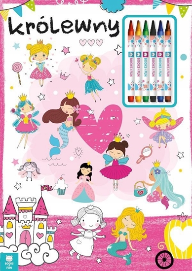 Изображение Ksieczka Kredka wiecowa. Królewny