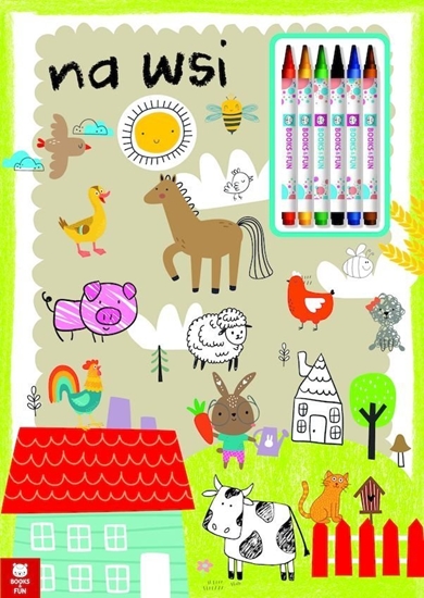Изображение Ksieczka Kredka wiecowa. Na wsi