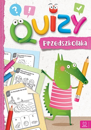 Изображение Ksieczka Quizy przedszkolaka cz. 4 róowe